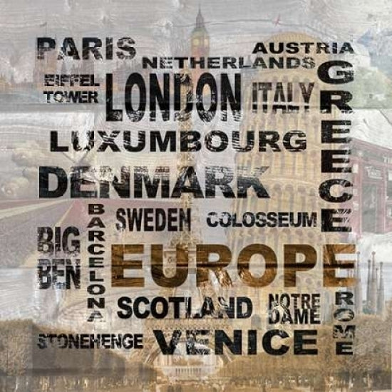 Europe Poster Print by Alicia Soave Image 2