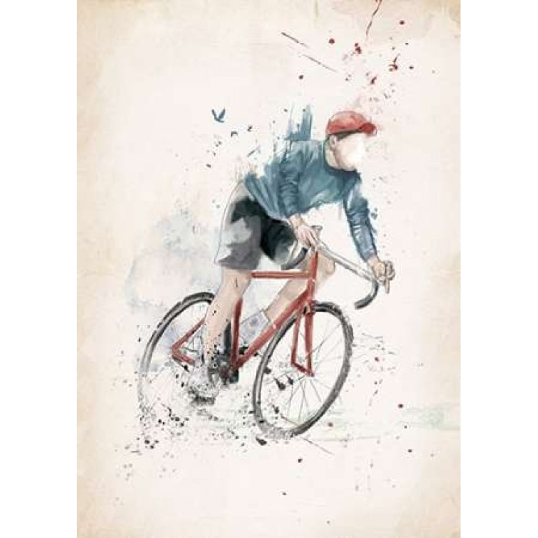 I Want to Ride My Bicycle Poster Print by Balazs Solti Image 1