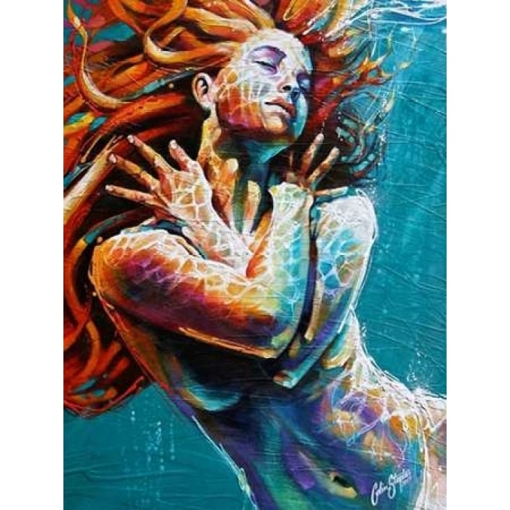 Floating in Color Poster Print by Colin John Staples Image 1