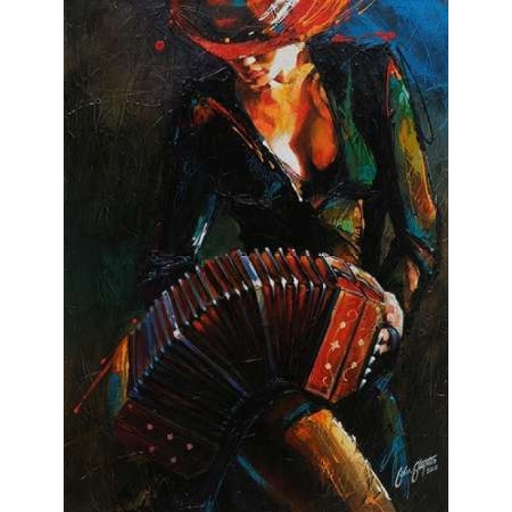 Reina del Bandoneon Poster Print by Colin John Staples Image 2