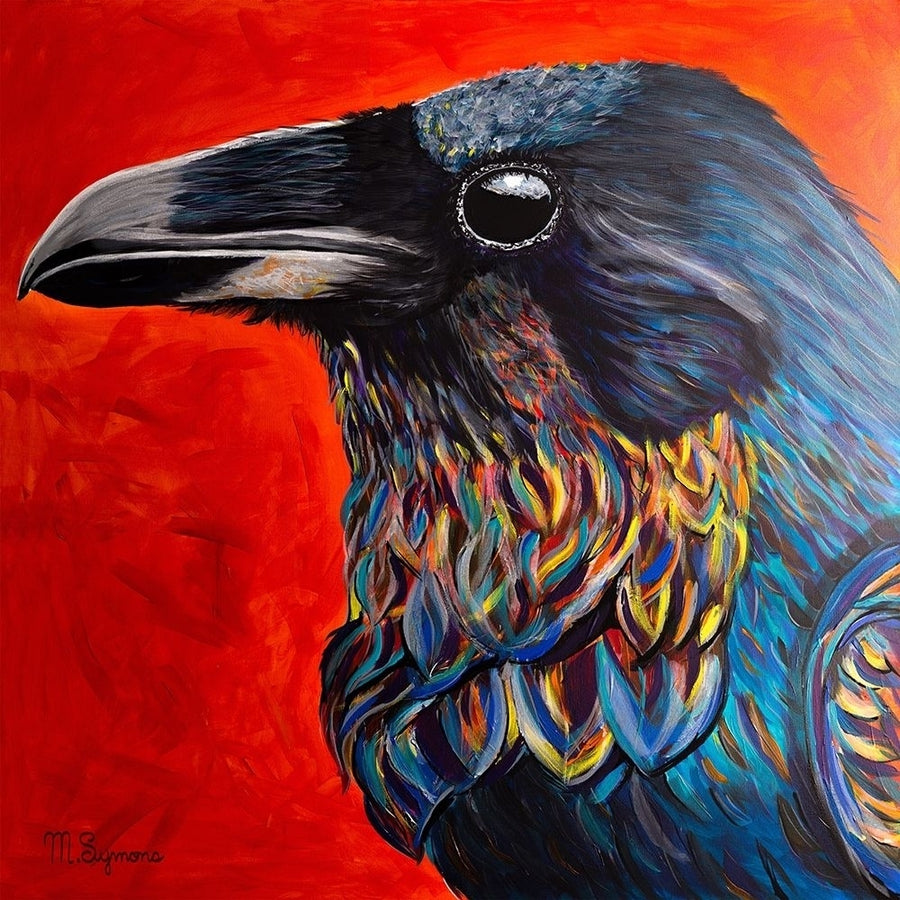 Glistening Raven Poster Print by Melissa Symons Image 1