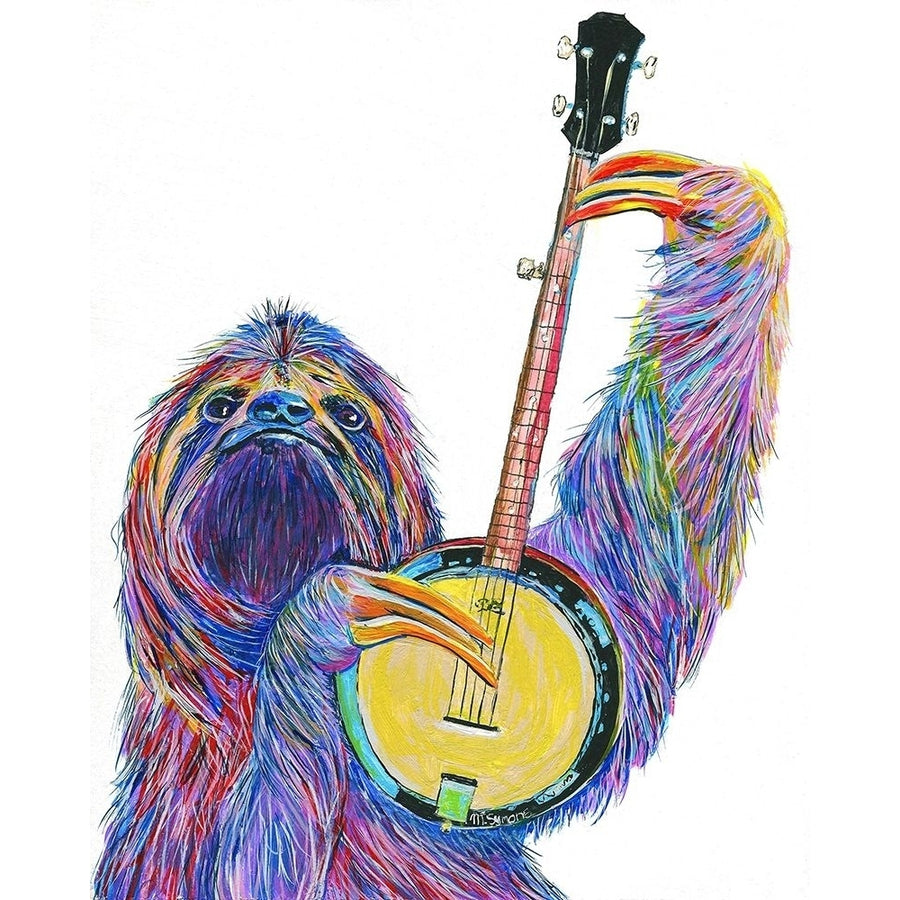 Slow Banjo Poster Print by Melissa Symons Image 1