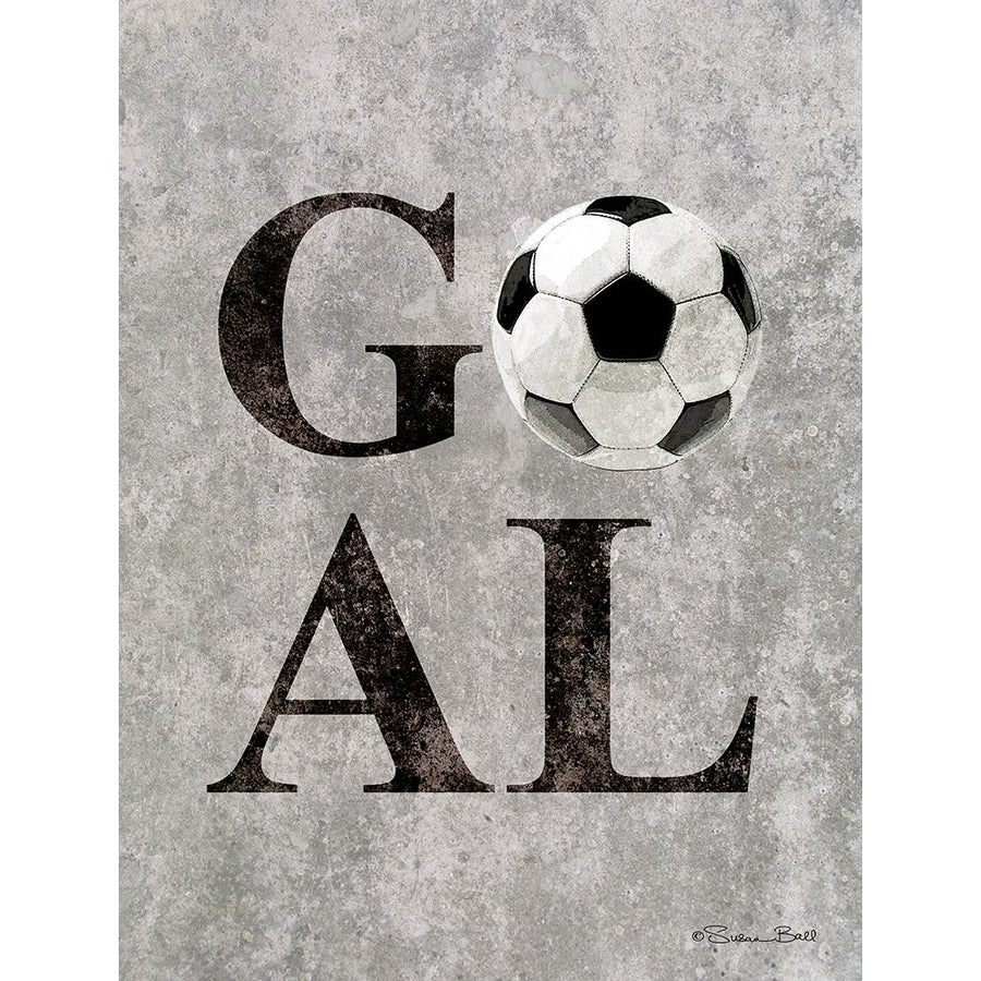 Soccer GOAL Poster Print by Susan Ball SB769 Image 1