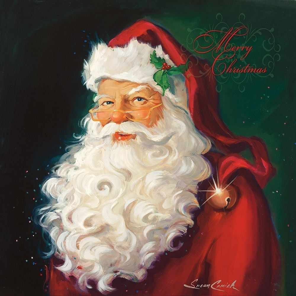 Merry Christmas Poster Print by Susan Comish Image 1