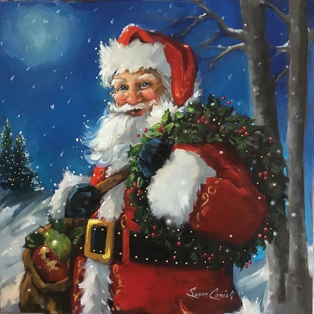 Christmas Deliveries Poster Print by Susan Comish Image 1