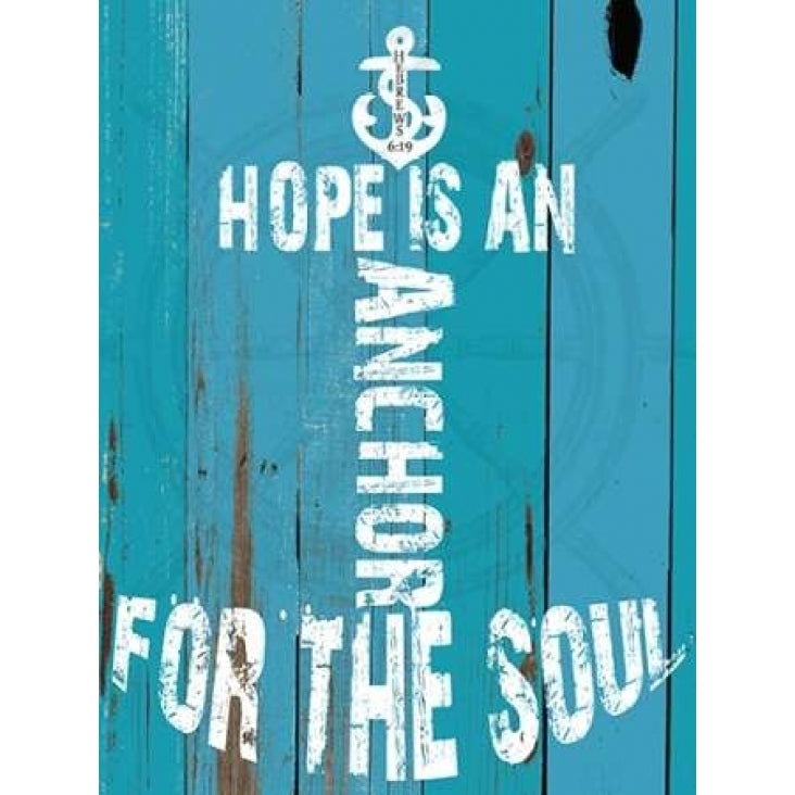 Hebrews 6-19 Poster Print by Sheldon Lewis Image 2