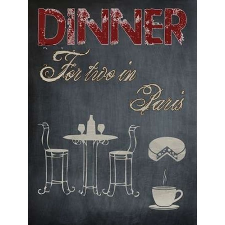 Parisian Dinner Poster Print by Sheldon Lewis Image 2