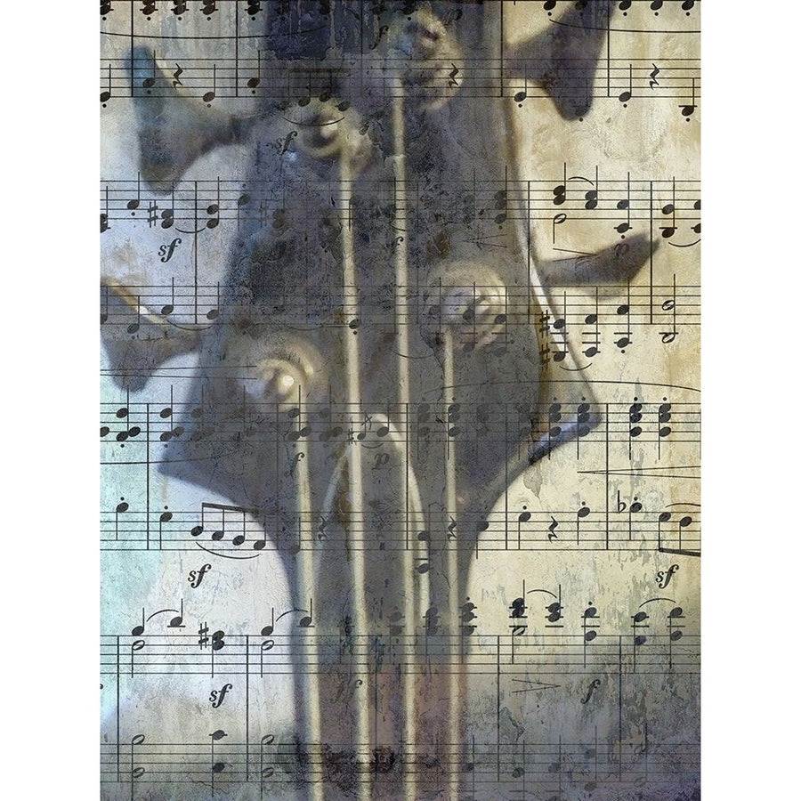 Bass Guitar Poster Print by Sheldon Lewis Image 1