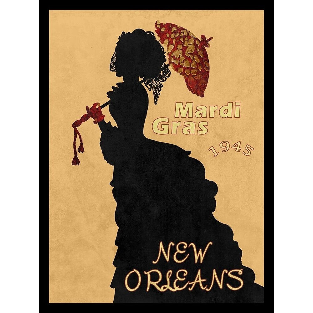 1945 Mardi Gras Poster Print by Sheldon Lewis Image 1