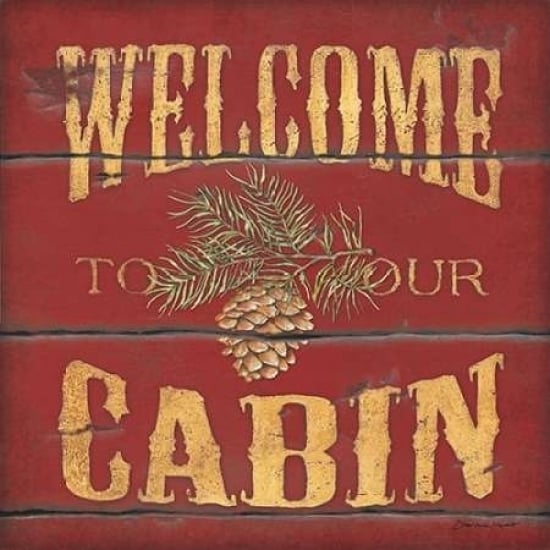 Welcome Cabin Poster Print by Stephanie Marrott Image 2