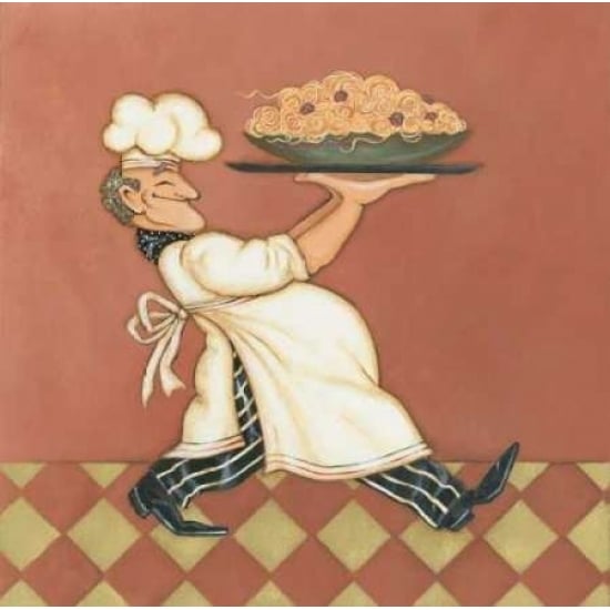 Pasta Chef Poster Print by Stephanie Marrott Image 1