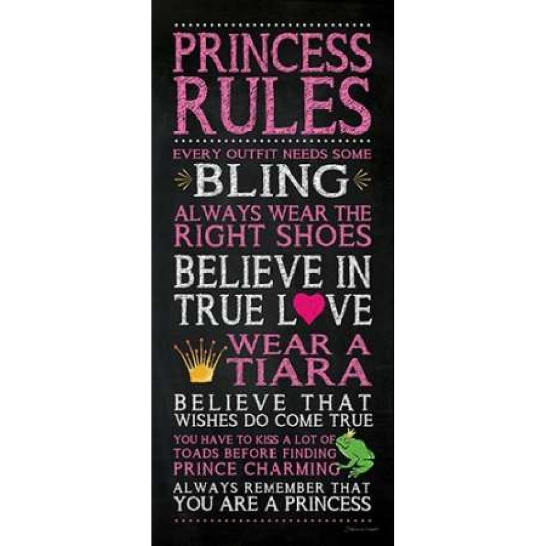 Princess Rules Poster Print by Stephanie Marrott Image 1