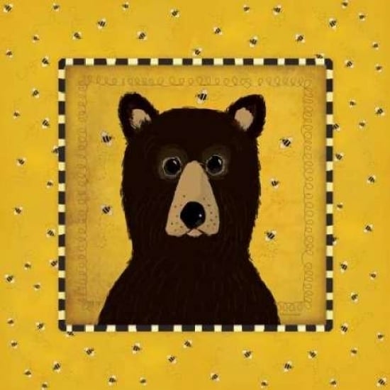 Bear in Frame Poster Print by Stephanie Marrott Image 1