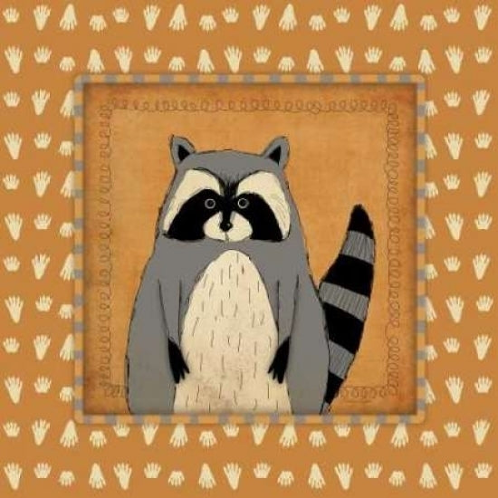 Raccoon in Frame Poster Print by Stephanie Marrott Image 2