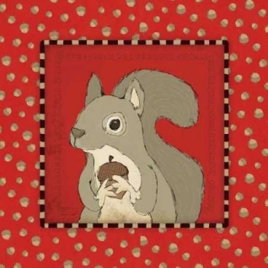 Squirrel in Frame Poster Print by Stephanie Marrott Image 2