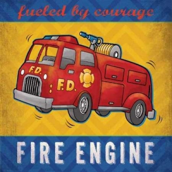 Fire Truck Poster Print by Stephanie Marrott Image 1