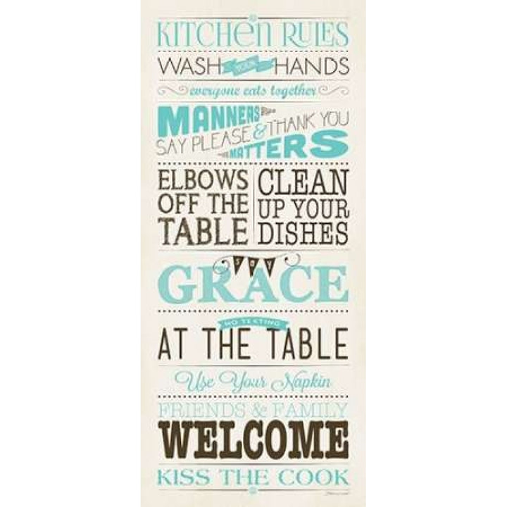 Kitchen Rules I Poster Print by Stephanie Marrott Image 2