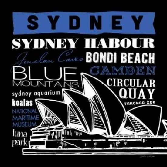 Sydney Poster Print by Stephanie Marrott Image 1