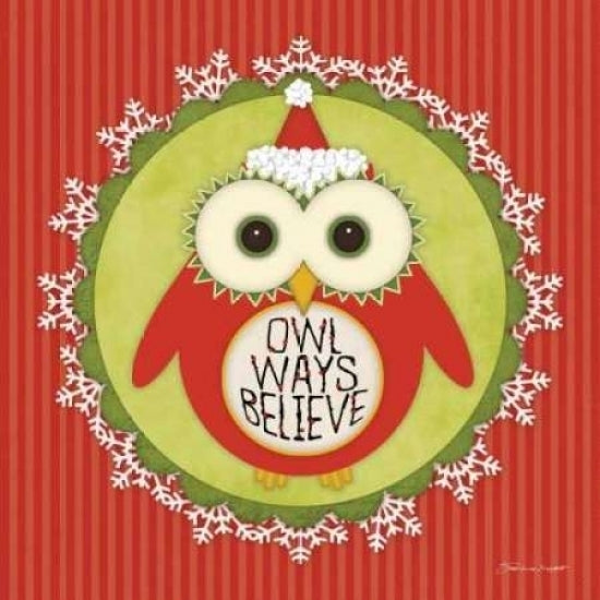 Owl Holiday I Poster Print by Stephanie Marrott Image 1