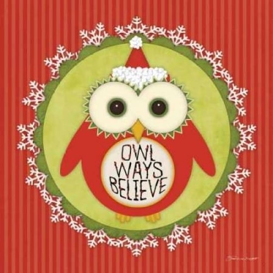 Owl Holiday I Poster Print by Stephanie Marrott Image 2