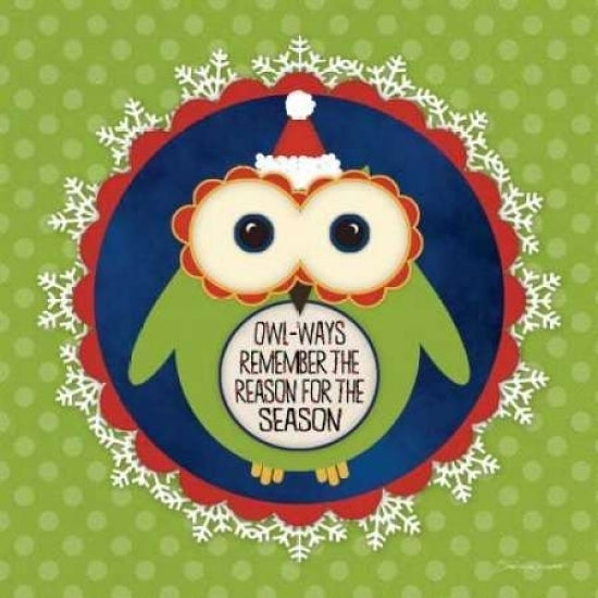 Owl Holiday IV Poster Print by Stephanie Marrott Image 2