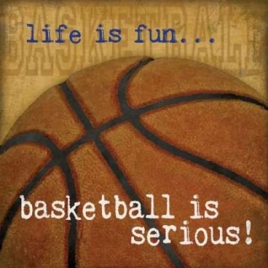 Basketball Poster Print by Stephanie Marrott Image 1