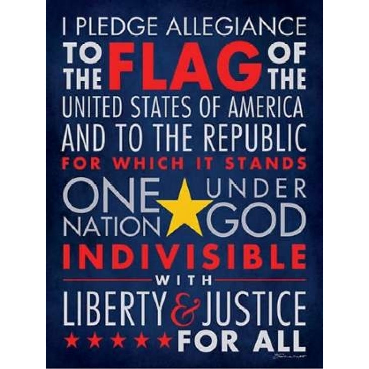 PLedge of Allegience II Poster Print by Stephanie Marrott Image 2