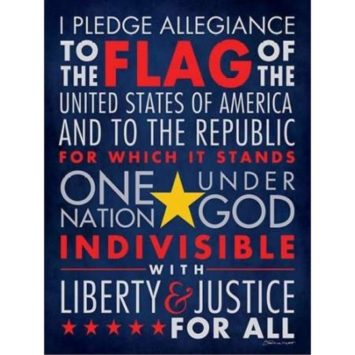 PLedge of Allegience II Poster Print by Stephanie Marrott Image 1