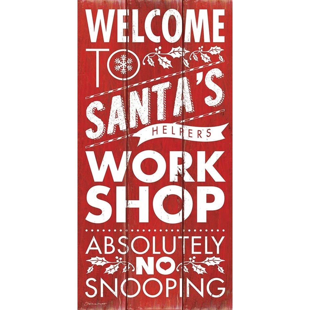 Santas Workshop Poster Print by Stephanie Marrott Image 1