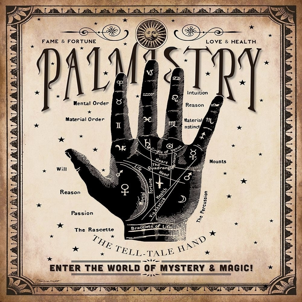 Palmistry Poster Print by Stephanie Marrott Image 1