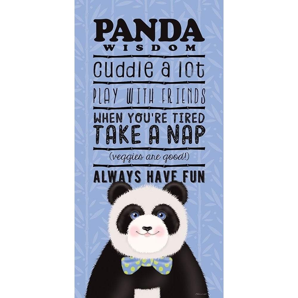 Panda Wisdom Poster Print by Stephanie Marrott Image 1