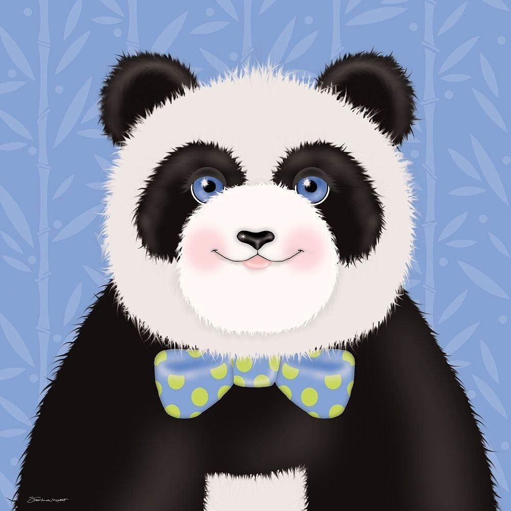 Happy Panda Poster Print by Stephanie Marrott Image 1