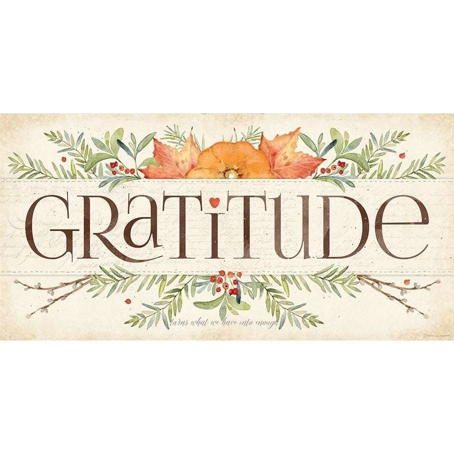 Gratitude Poster Print by Stephanie Marrott Image 1