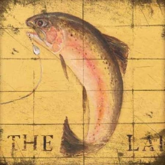 Lodge Fish Poster Print by Stephanie Marrott Image 1