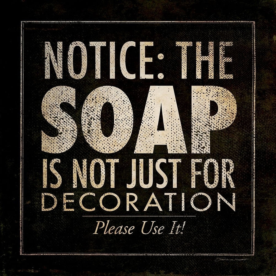 Soap Poster Print by Stephanie Marrott Image 1