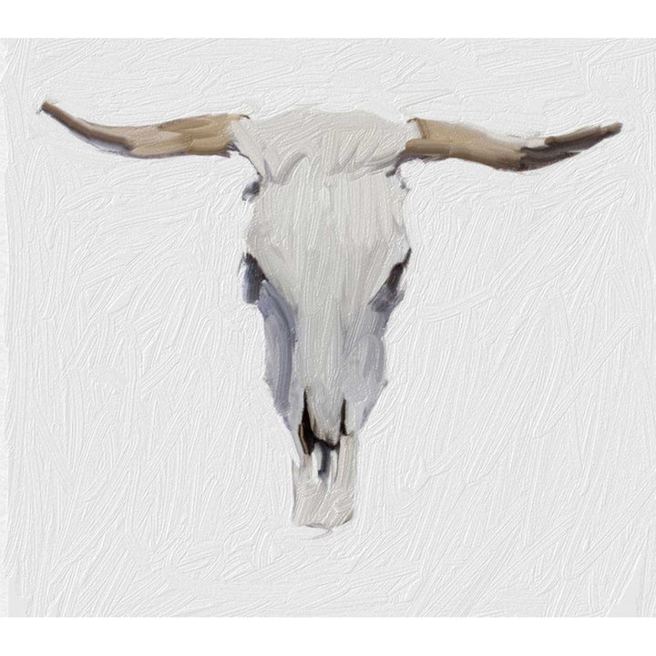 Alabaster Cow Skull Poster Print by Sarah Butcher Image 2