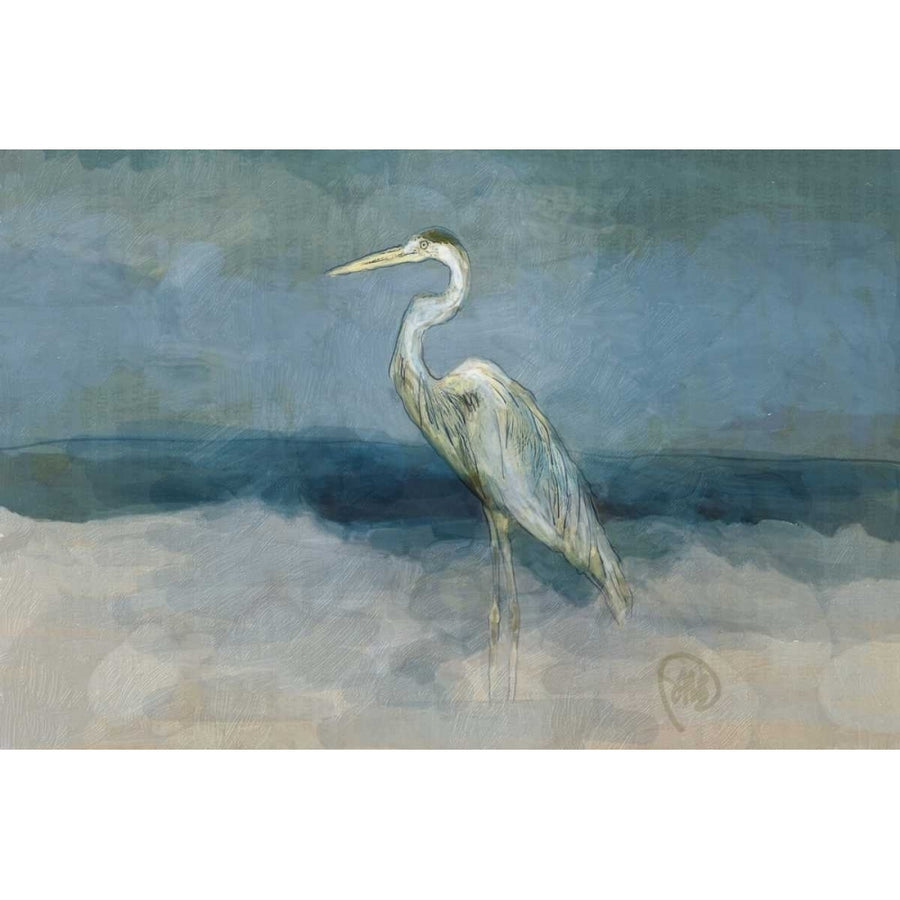 White Heron Poster Print by Sarah Butcher Image 1