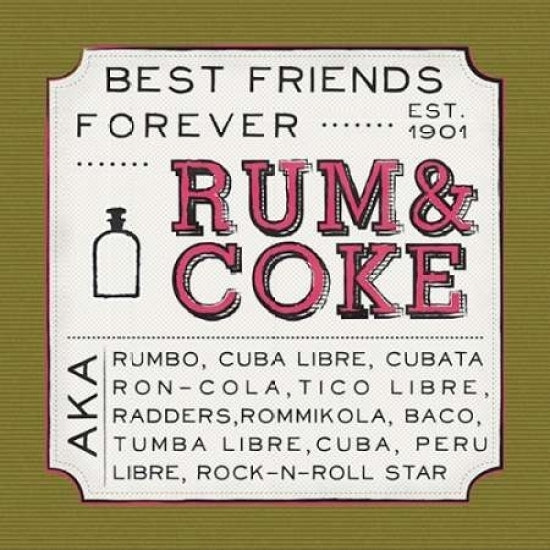 Rum and Coke Poster Print by Ashley Sta Teresa Image 1