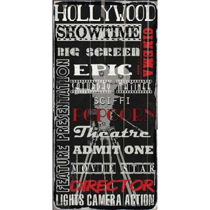 HOLLYWOOD VINTAGE SIGN Poster Print by Taylor Greene Image 1