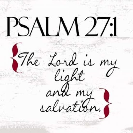 Psalm 27-1 N Poster Print by Taylor Greene Image 2