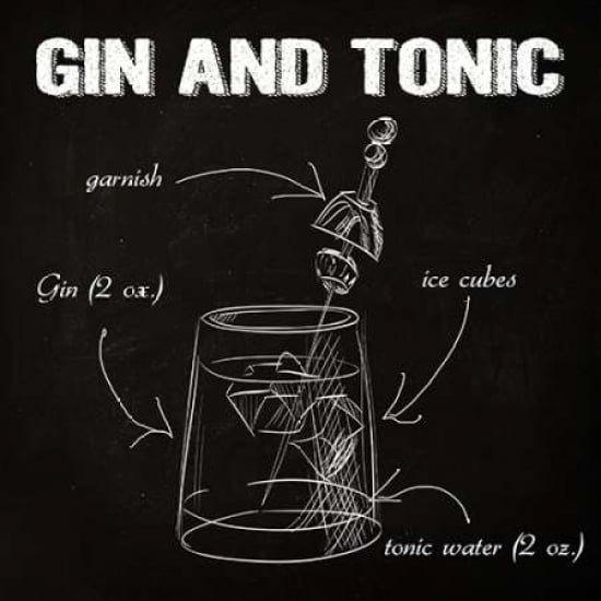 GIN AND TONIC SKETCH Poster Print by Taylor Greene Image 2