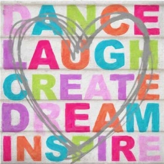 Dance Laugh Poster Print by Taylor Greene Image 1