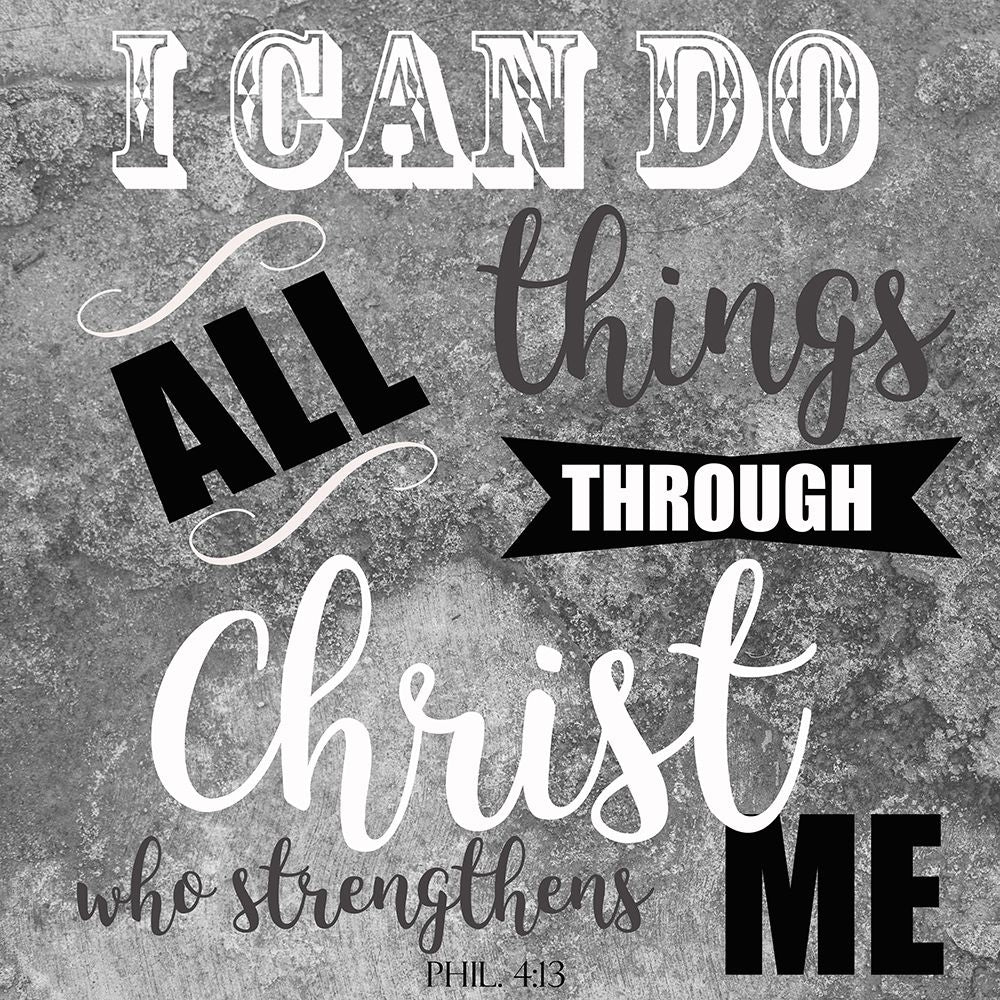 I Can Do All Stone Poster Print by Taylor Greene Image 1