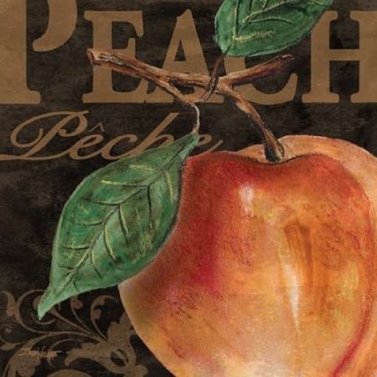 French Fruit Peach Poster Print by Todd Williams Image 2