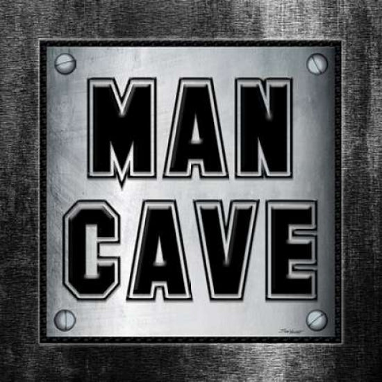 ManCave Metal Sq Poster Print by Todd Williams Image 2