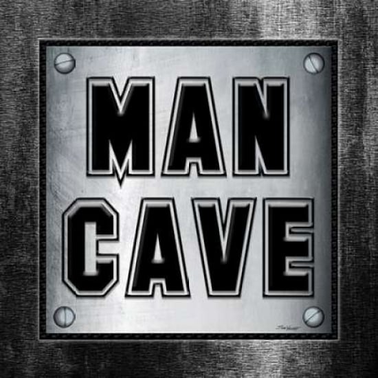 ManCave Metal Sq Poster Print by Todd Williams Image 1