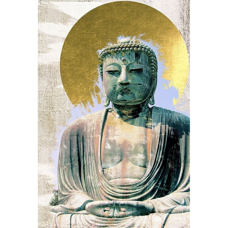 Japanese Buddha with Halo Poster Print by Urban Epiphany Urban Epiphany UERC173B Image 1