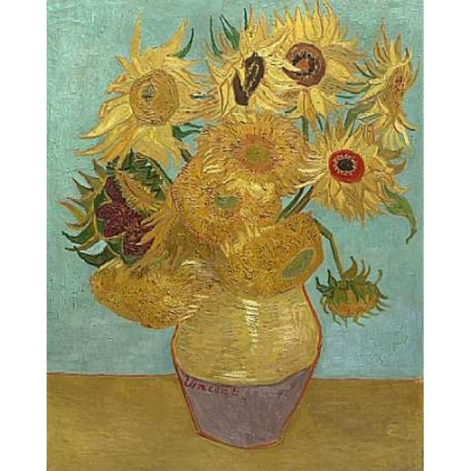 Sunflowers 1889 Poster Print by Vincent Van Gogh Image 2