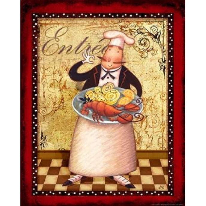 Chef 3 Entre Poster Print by Viv Eisner Image 1