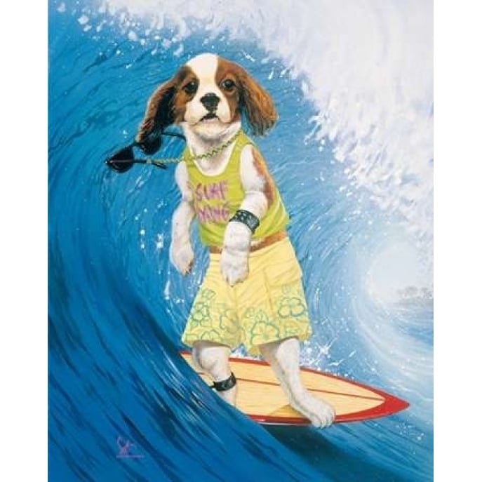 Surf Dawg Poster Print by Scott Westmoreland Image 2